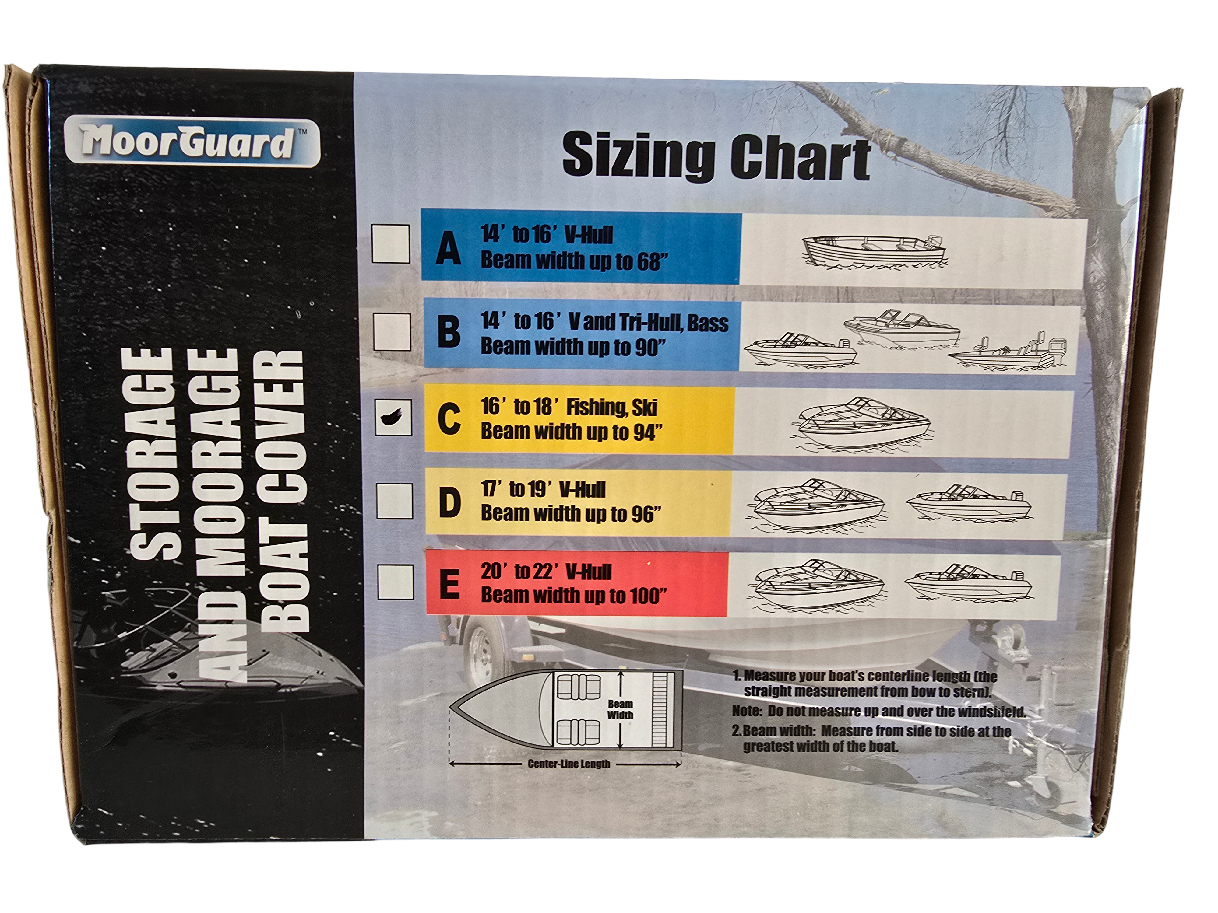 Persenning afdekzeil boothoes afdekhoes 600-668 x 295cm - TYPE E