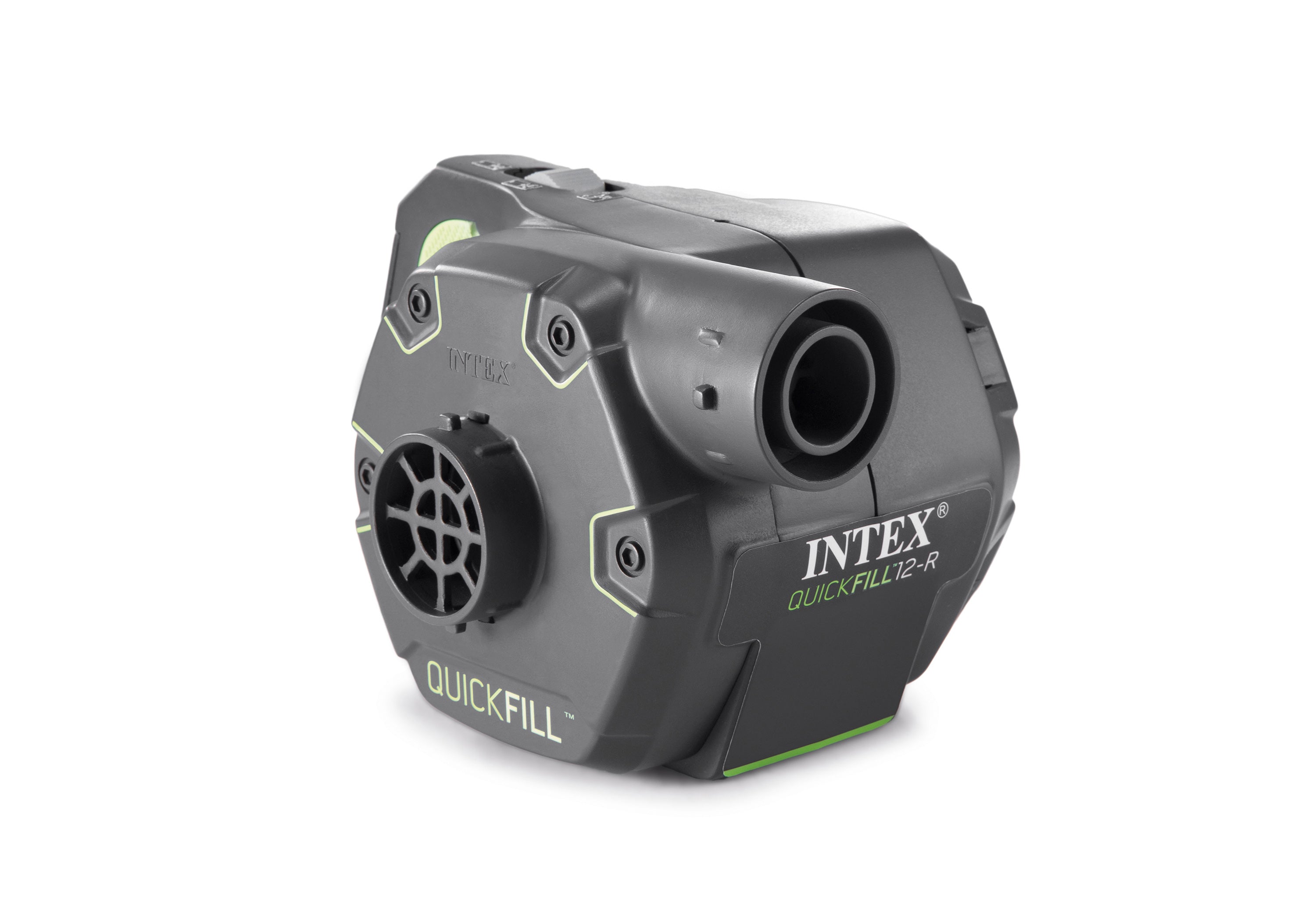 Intex 66642 – Quick-Fill Oplaadbare Elektrische Pomp (12V/230V) | Luchtpomp met ingebouwde accu