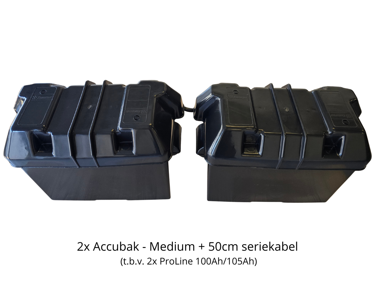 TM Accubak - Heavy Duty - Met band & schroeven - ZWART