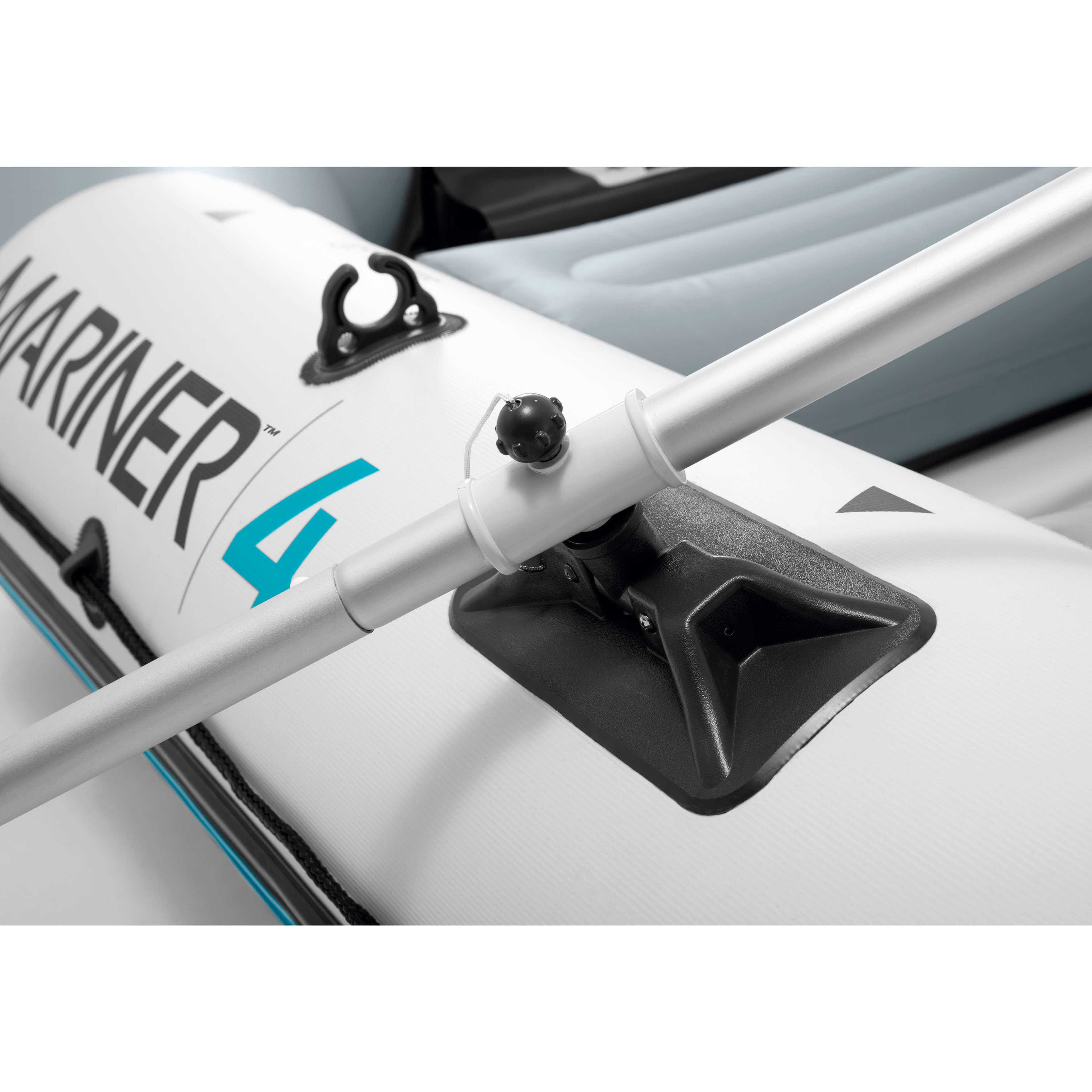 Intex Mariner 4 Opblaasboot – Zeer Stabiele Rubberboot voor 4 Personen (Incl. Roeispanen & Pomp)