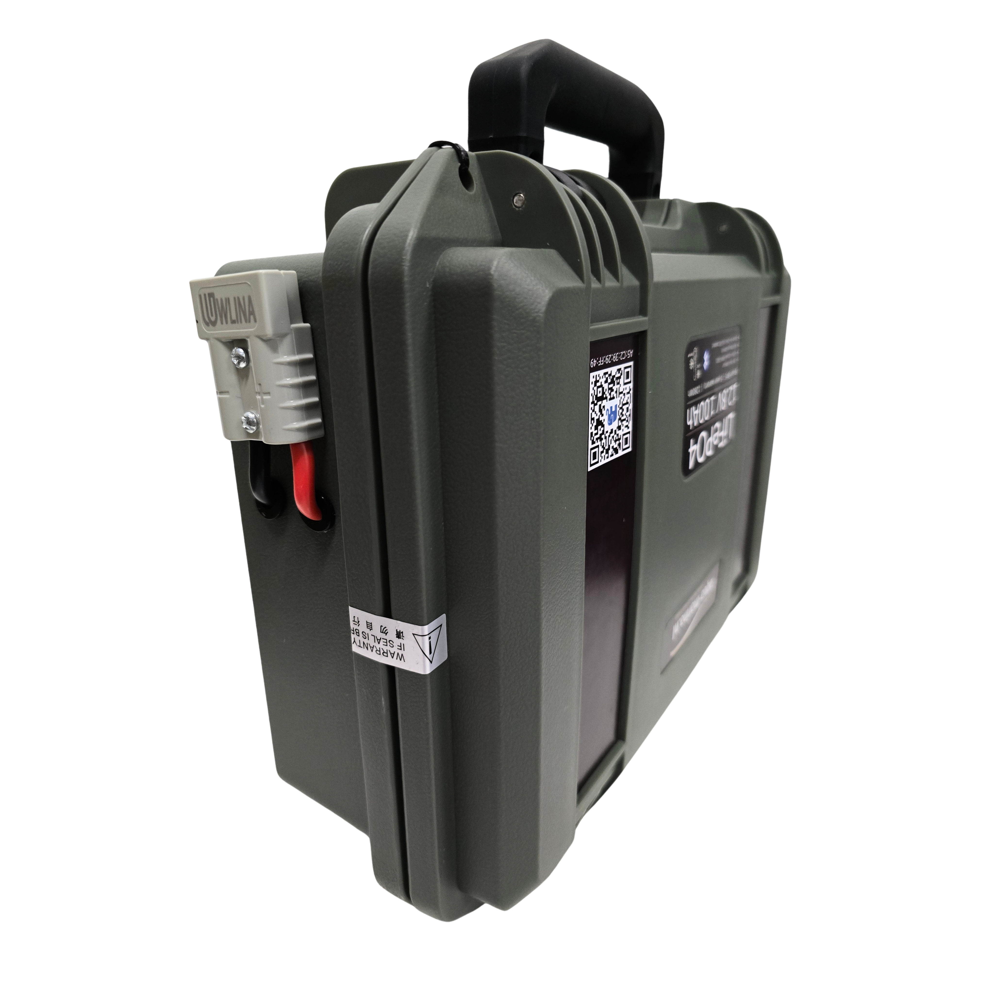 Aqua-Marina.NL Outdoor Box Lithium LiFePO4 Accu 100Ah 12V Smart | Bluetooth | Anderson SB50 USB GX16 SP17 | Outdoorbox