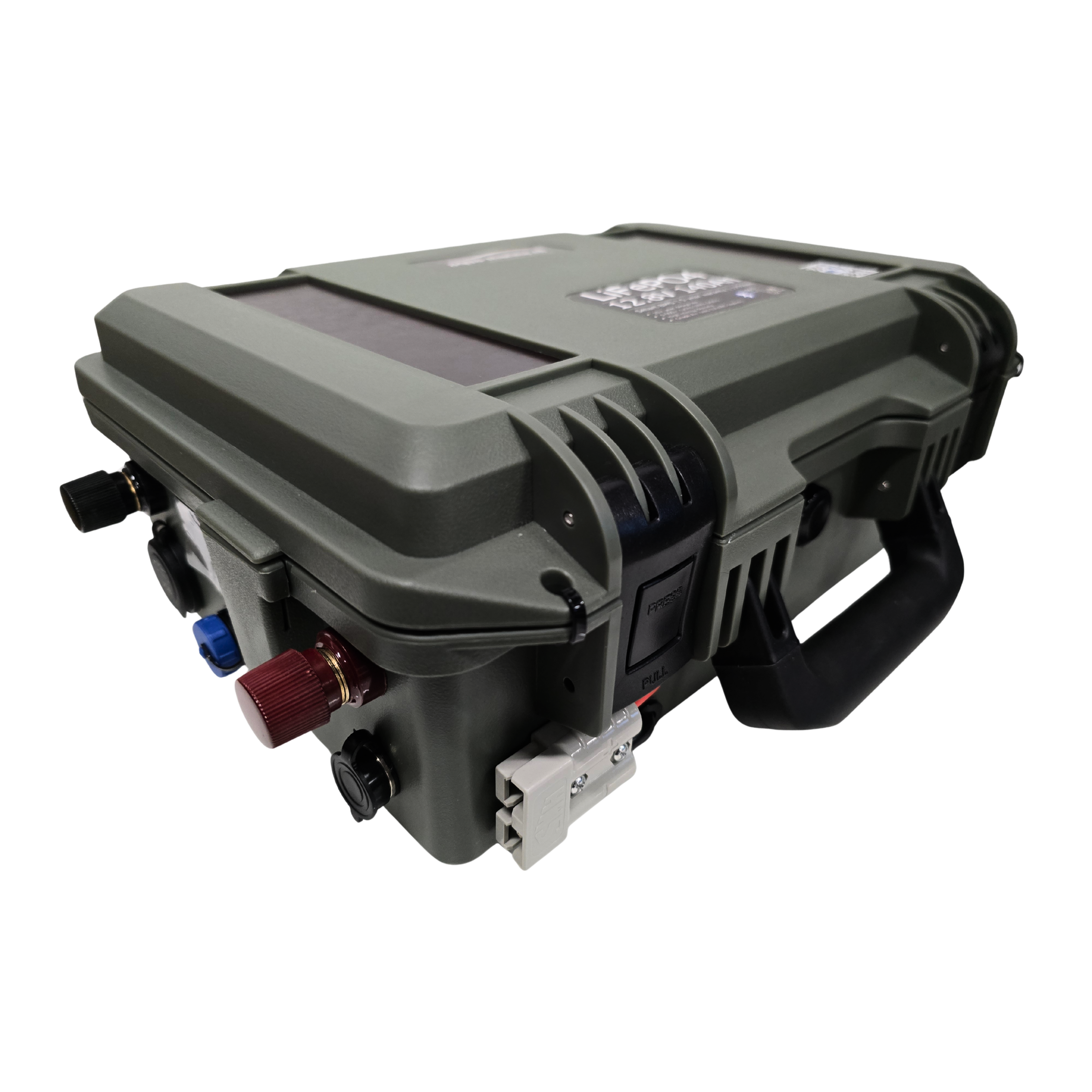 Aqua-Marina.NL Outdoor Box Lithium LiFePO4 Accu 140Ah 12V Smart | Bluetooth | Anderson SB50 USB GX16 SP17 | Outdoorbox