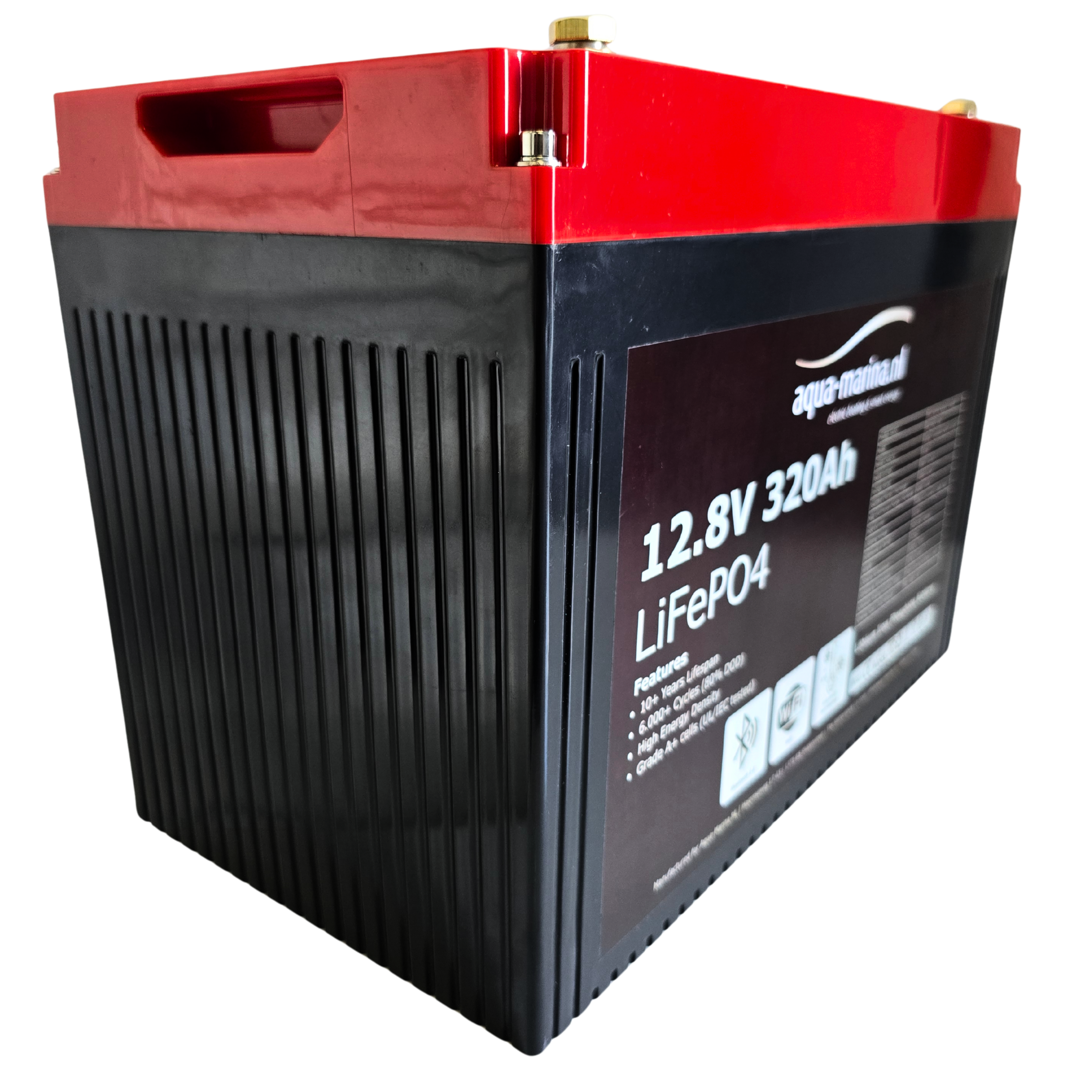 Aqua-Marina ProLine 12.8V 320Ah Lithium LiFePO4 Accu Bluetooth | WiFi | Heating – ECE R10 Certified