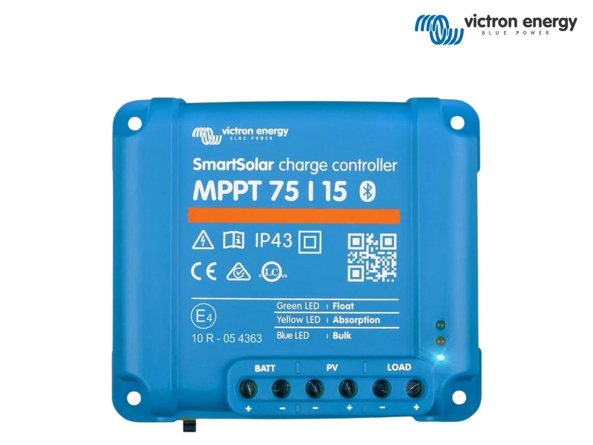 Victron Energy SmartSolar MPPT 75V 15 amp 12/24-Volt Zonne Laadregelaar (Bluetooth)