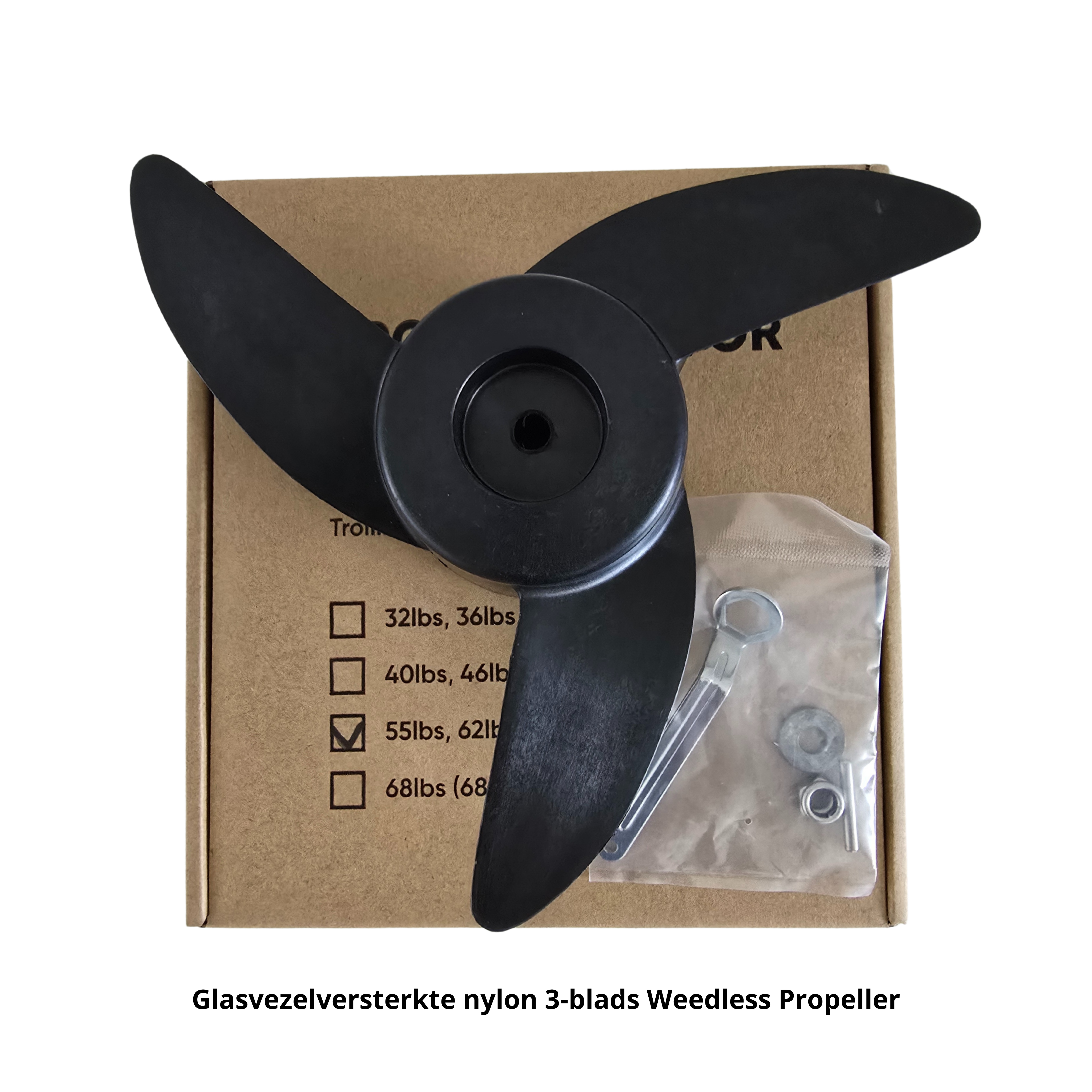 Complete Vaarset 100lbs 24V – Fluistermotor + 2x LiFePO4 Accu + Acculader | Direct Varen!