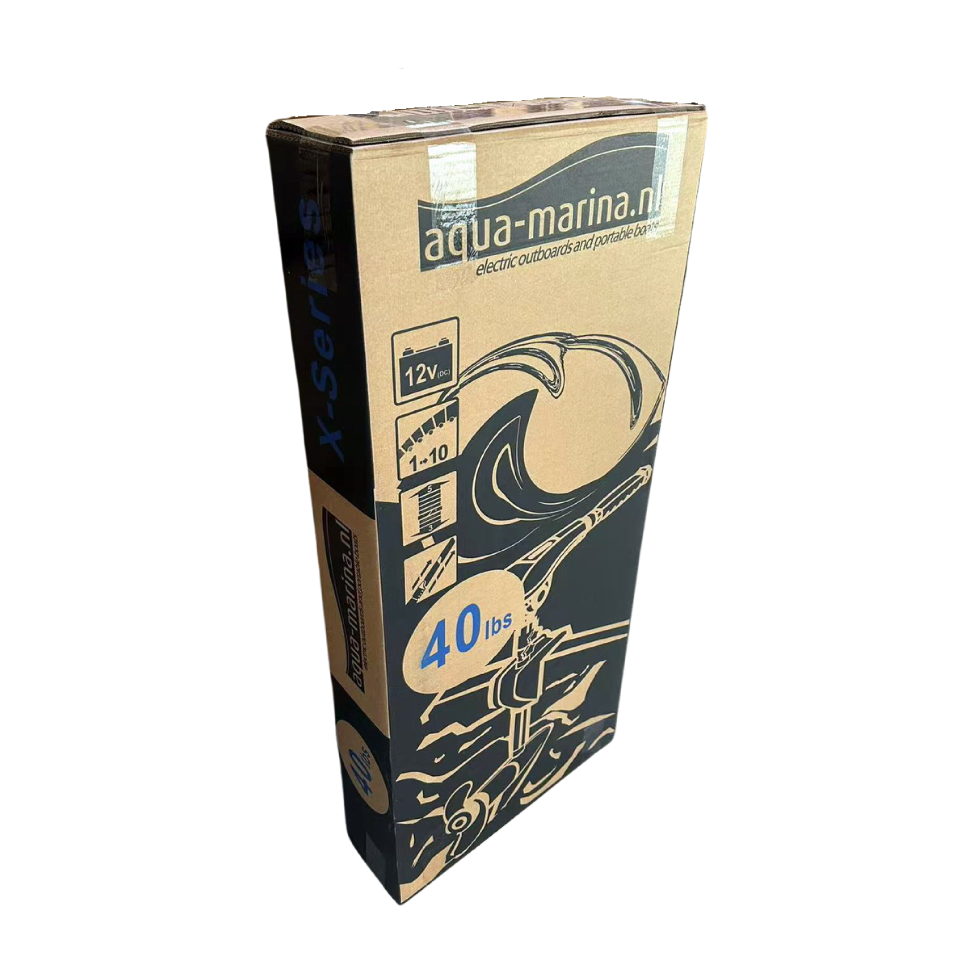 Fluistermotor 40lbs – Elektrische Buitenboordmotor 12V voor Boot & Vissen