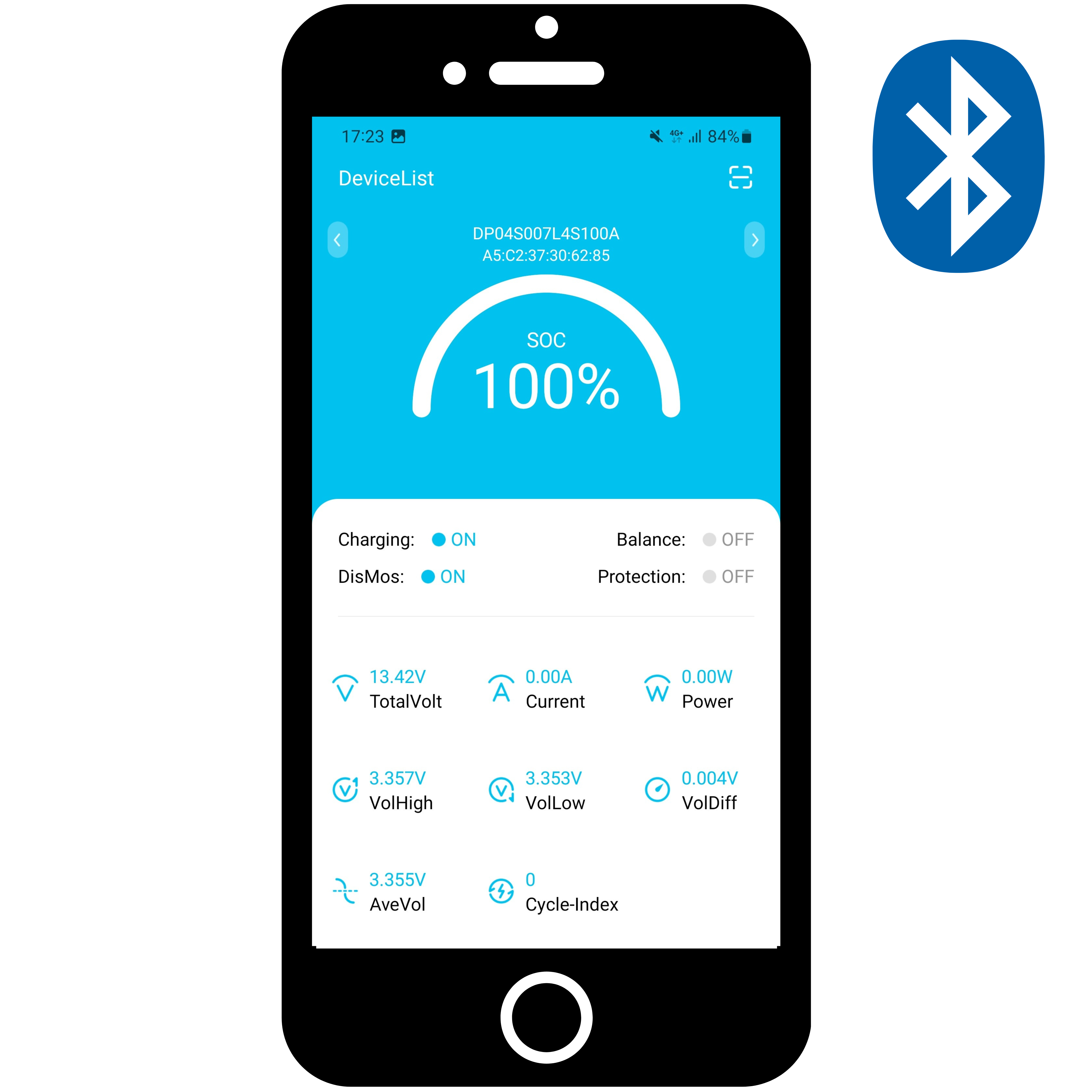 Aqua-Marina.nl Lithium LiFePO4 Accu 12 Volt 100Ah met Bluetooth | Krachtige lichtgewicht accu voor Boot en Camper