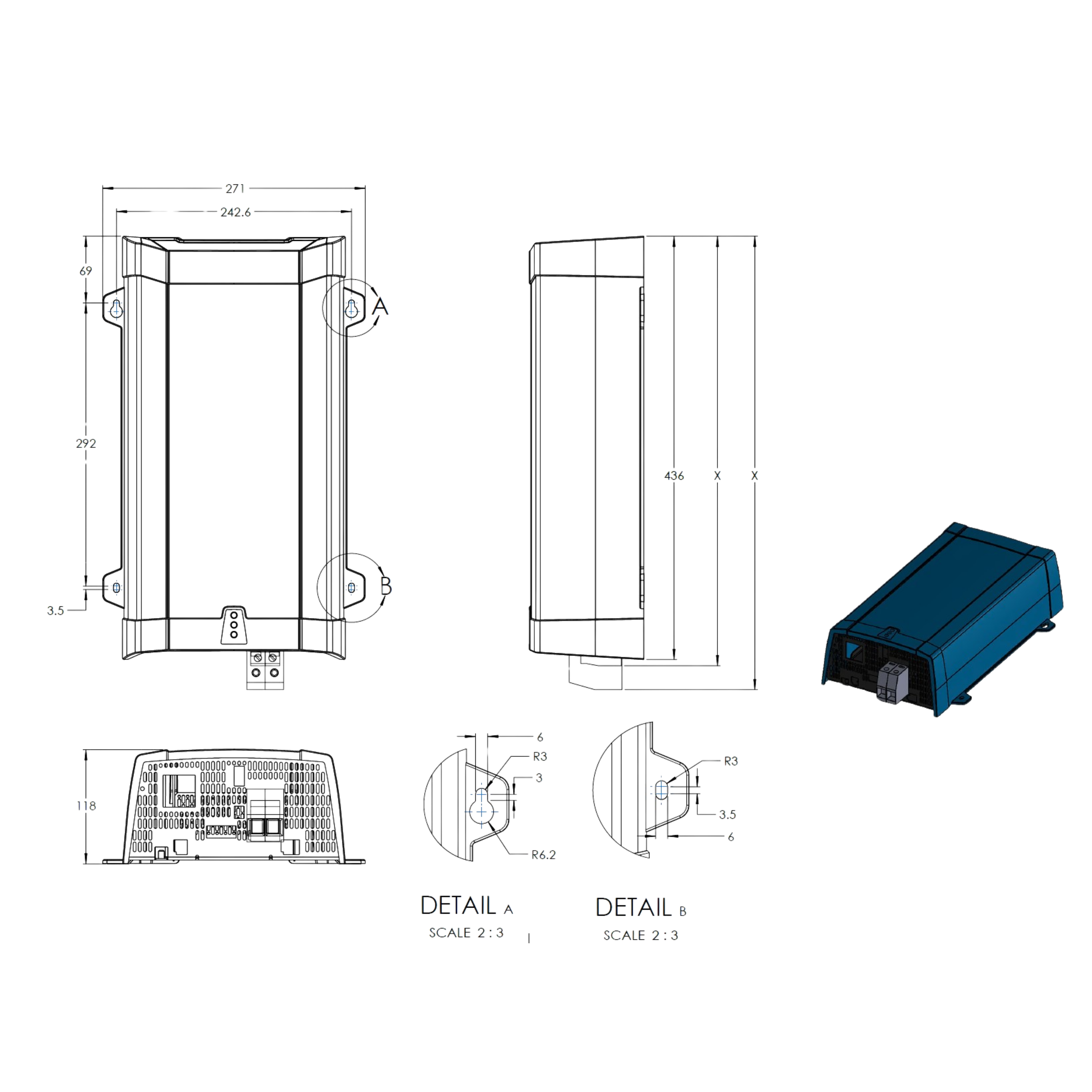 Victron MultiPlus 24/1600/40-16 | 24V Omvormer en Acculader