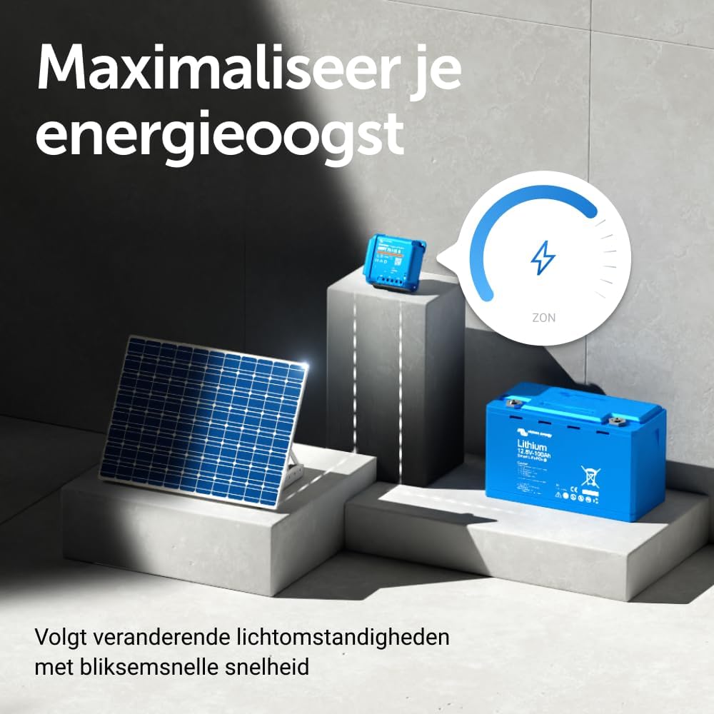 Victron Energy SmartSolar MPPT 75V 15 amp 12/24-Volt Zonne Laadregelaar (Bluetooth)