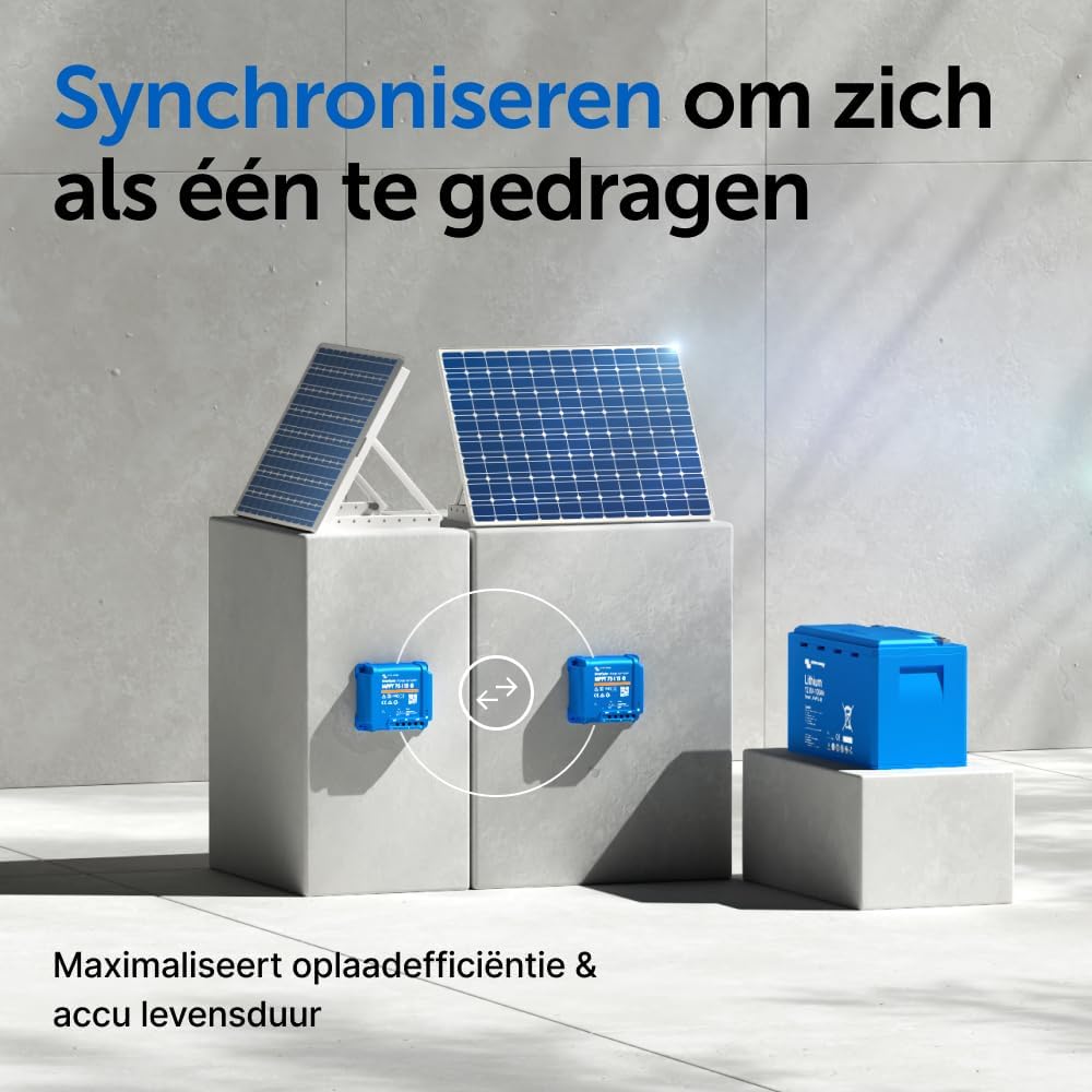 Victron Energy SmartSolar MPPT 75V 15 amp 12/24-Volt Zonne Laadregelaar (Bluetooth)