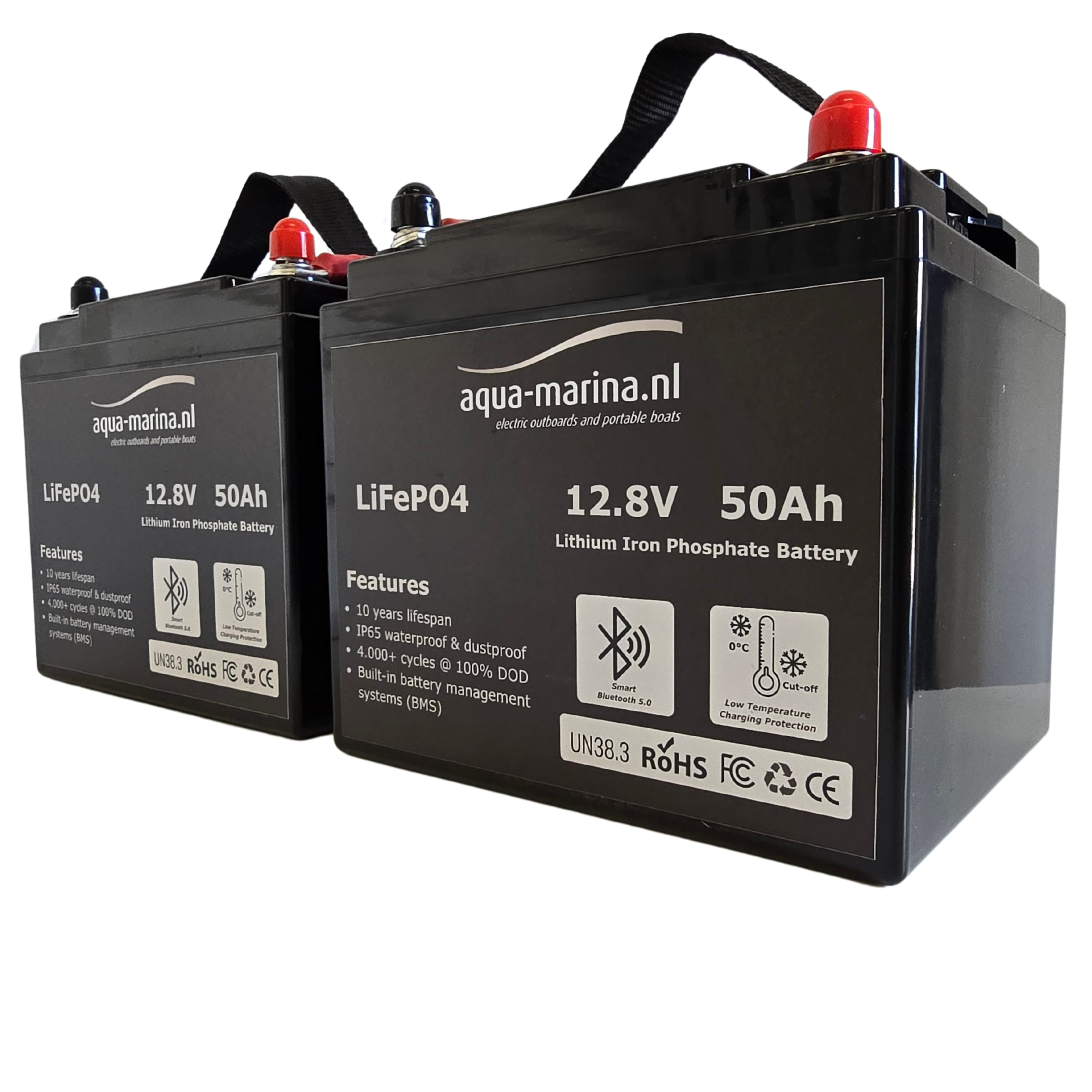 Complete Vaarset 86lbs 24V – Fluistermotor + 2x LiFePO4 Accu + Acculader | Direct Varen!