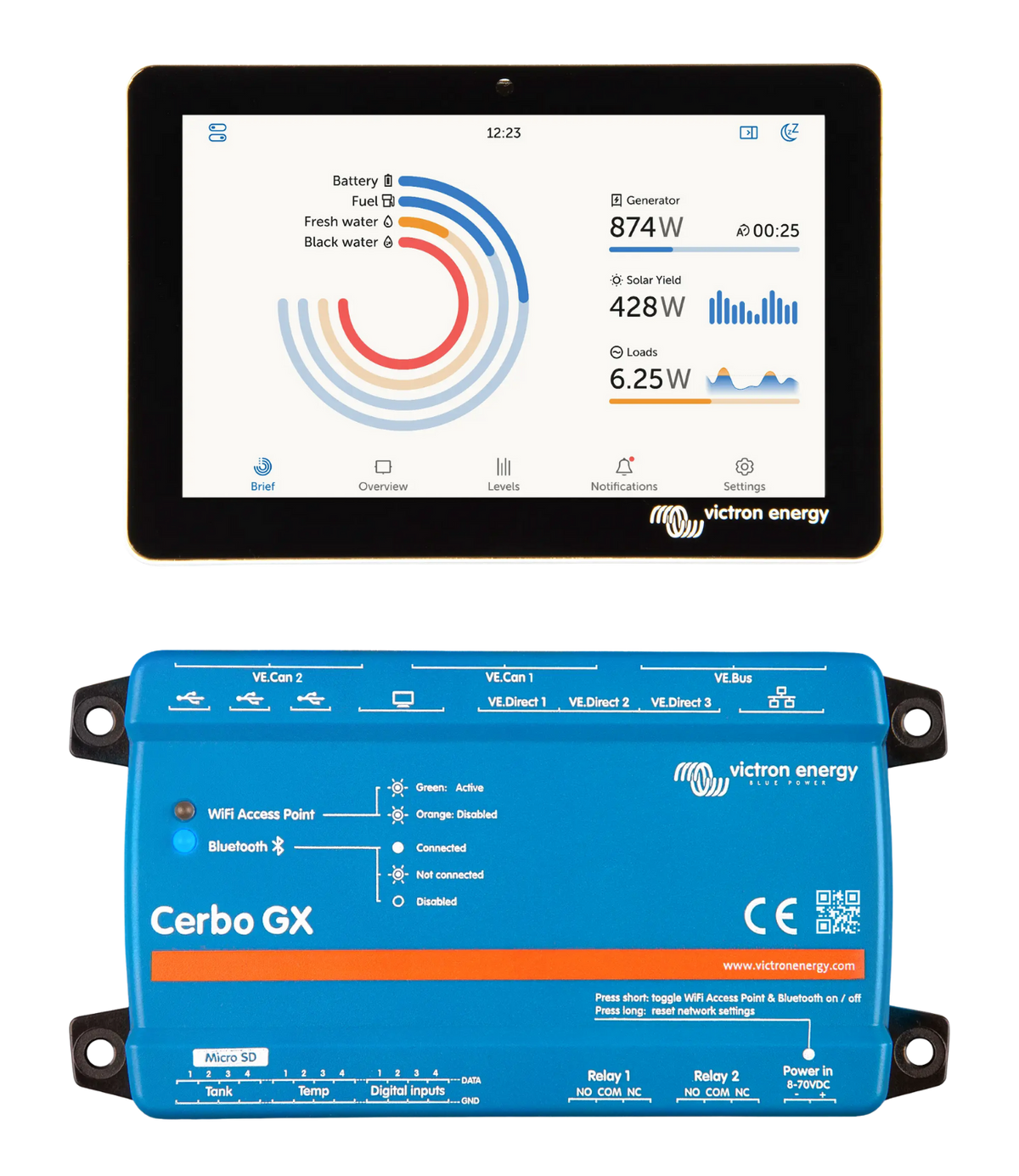 Victron monitoring voor LiFePO4 systemen | Boot & camper