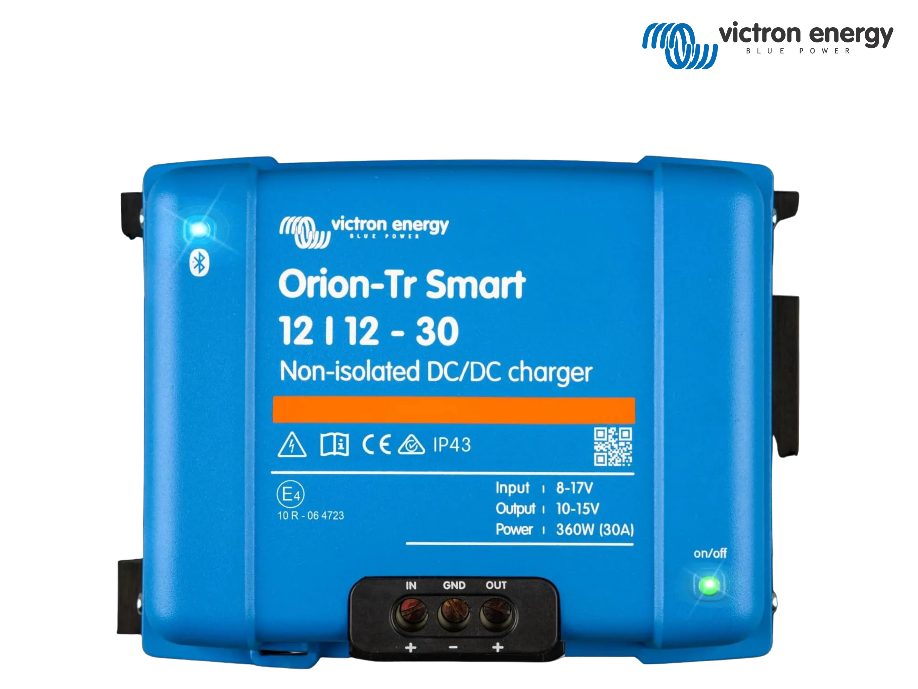 Victron Energy Orion-Tr Smart 12/12-Volt 30 amp 360-Watt DC-DC Acculader, Niet-geïsoleerd (Bluetooth)