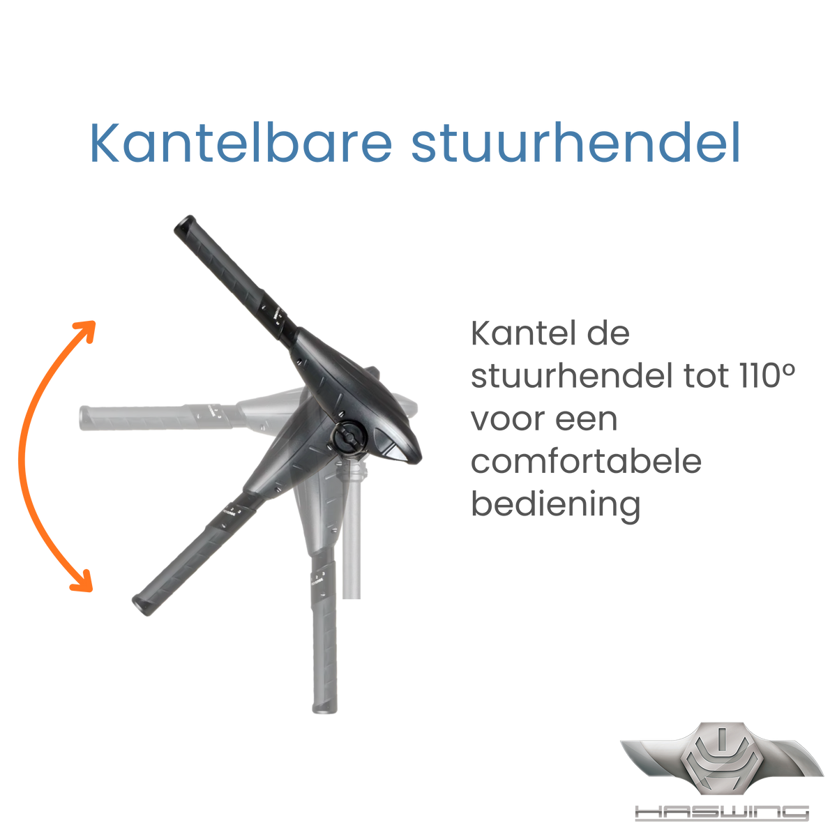 Kantelbare stuurhendel Haswing Osapian 30