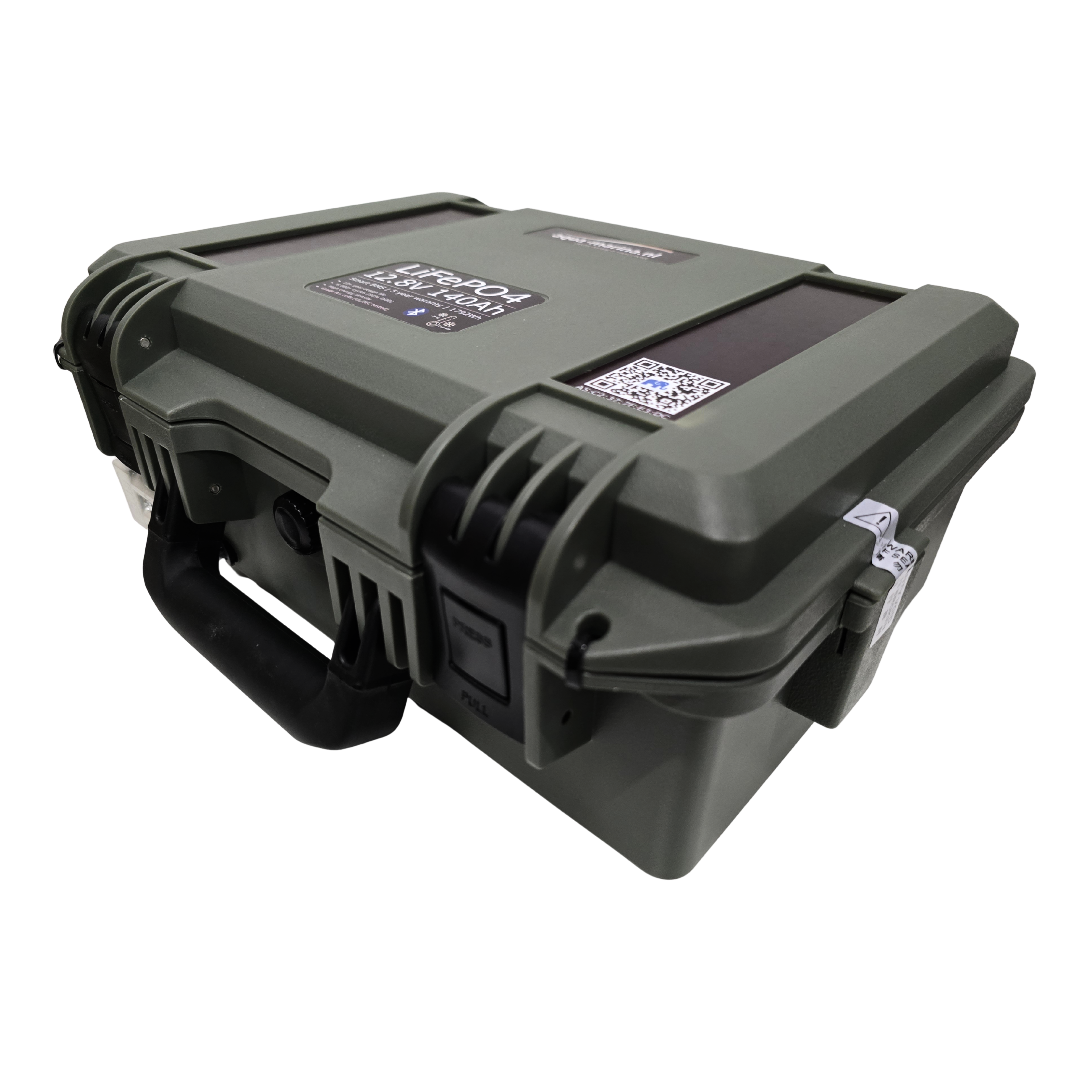 Aqua-Marina.NL Outdoor Box Lithium LiFePO4 Accu 140Ah 12V Smart | Bluetooth | Anderson SB50 USB GX16 SP17 | Outdoorbox