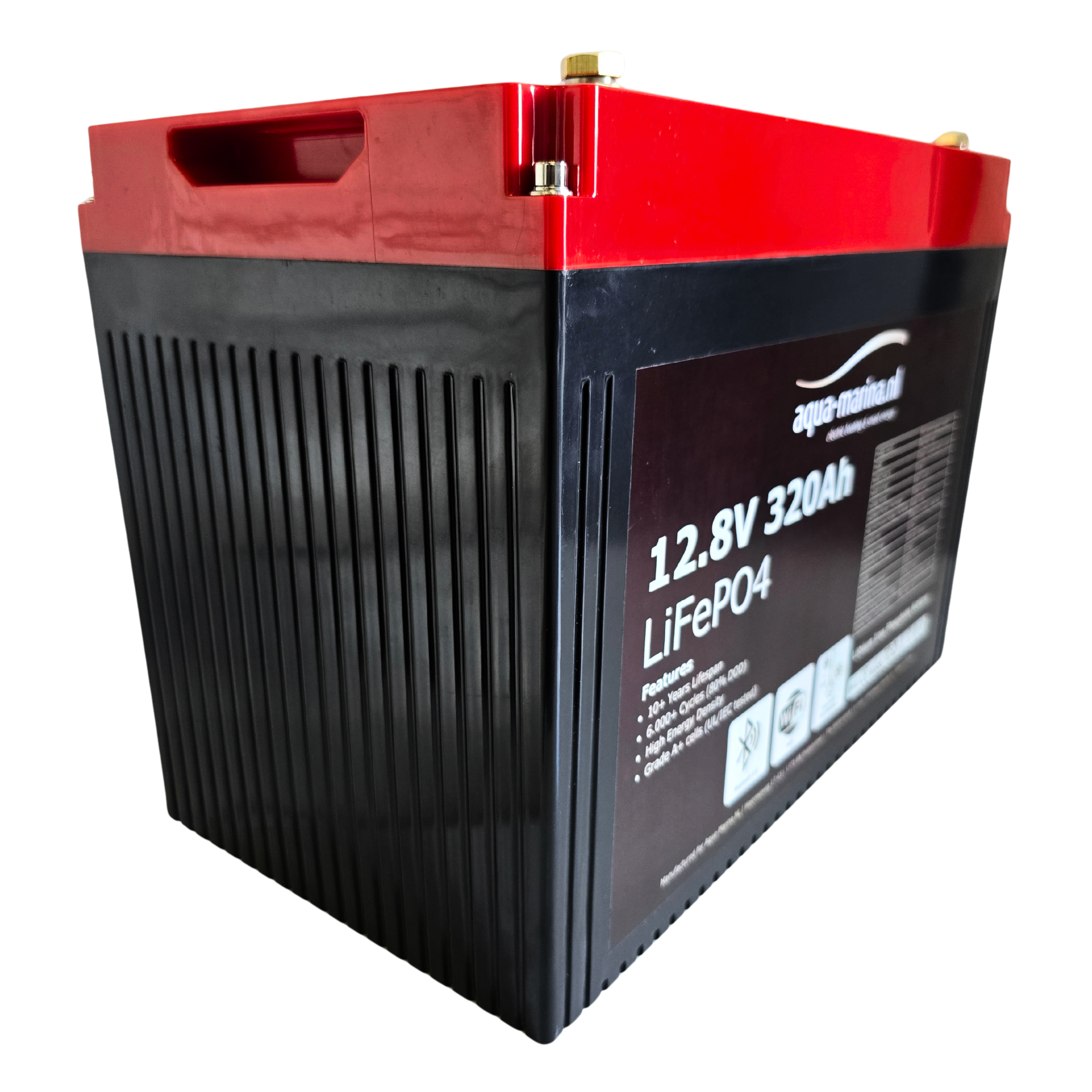 Aqua-Marina.NL ProLine Lithium LiFePO4 Accu 320Ah 12V Smart | Bluetooth WiFi Verwarming