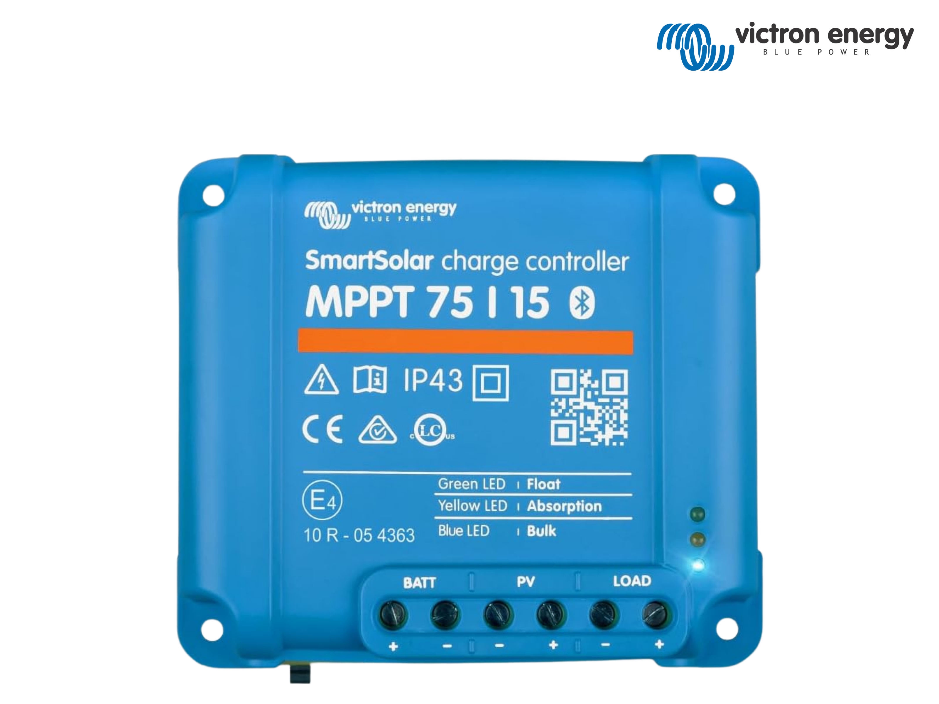 Victron Energy SmartSolar MPPT 75V 15 amp 12/24-Volt Zonne Laadregelaar (Bluetooth)