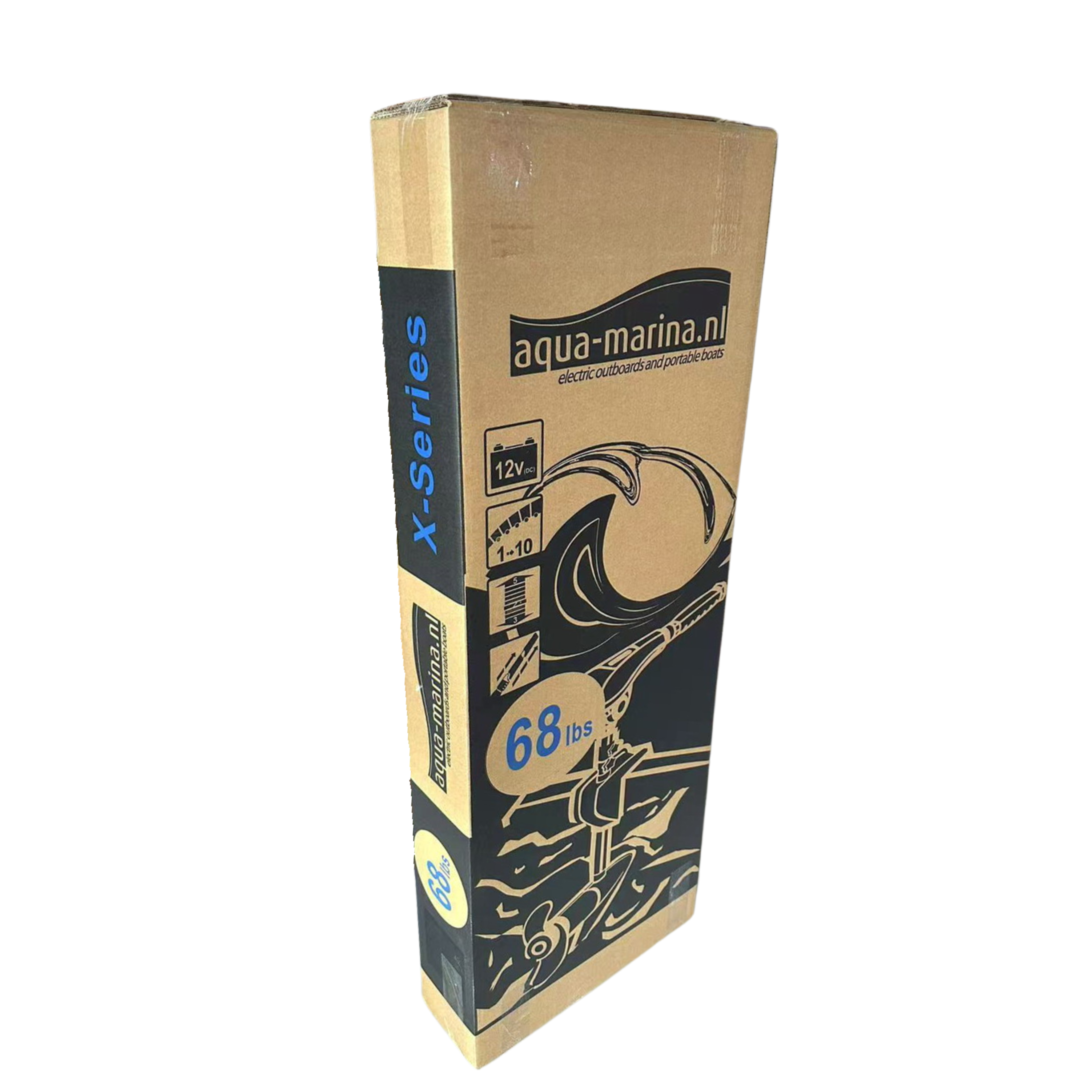 Fluistermotor 68lbs 12V Elektrische Buitenboordmotor | Krachtigste 12V