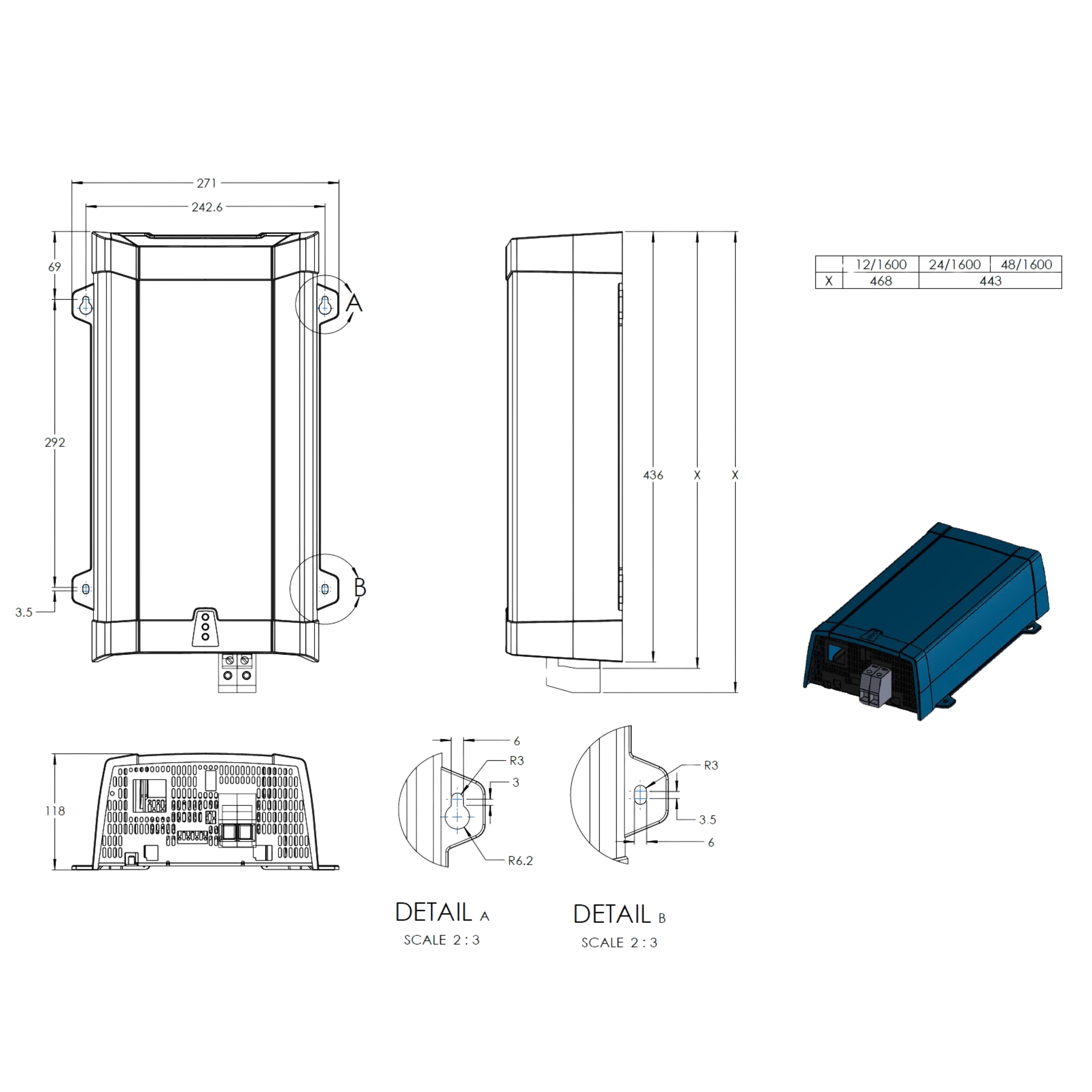 Victron MultiPlus 12/1600/70-16 | 12V Omvormer en Acculader