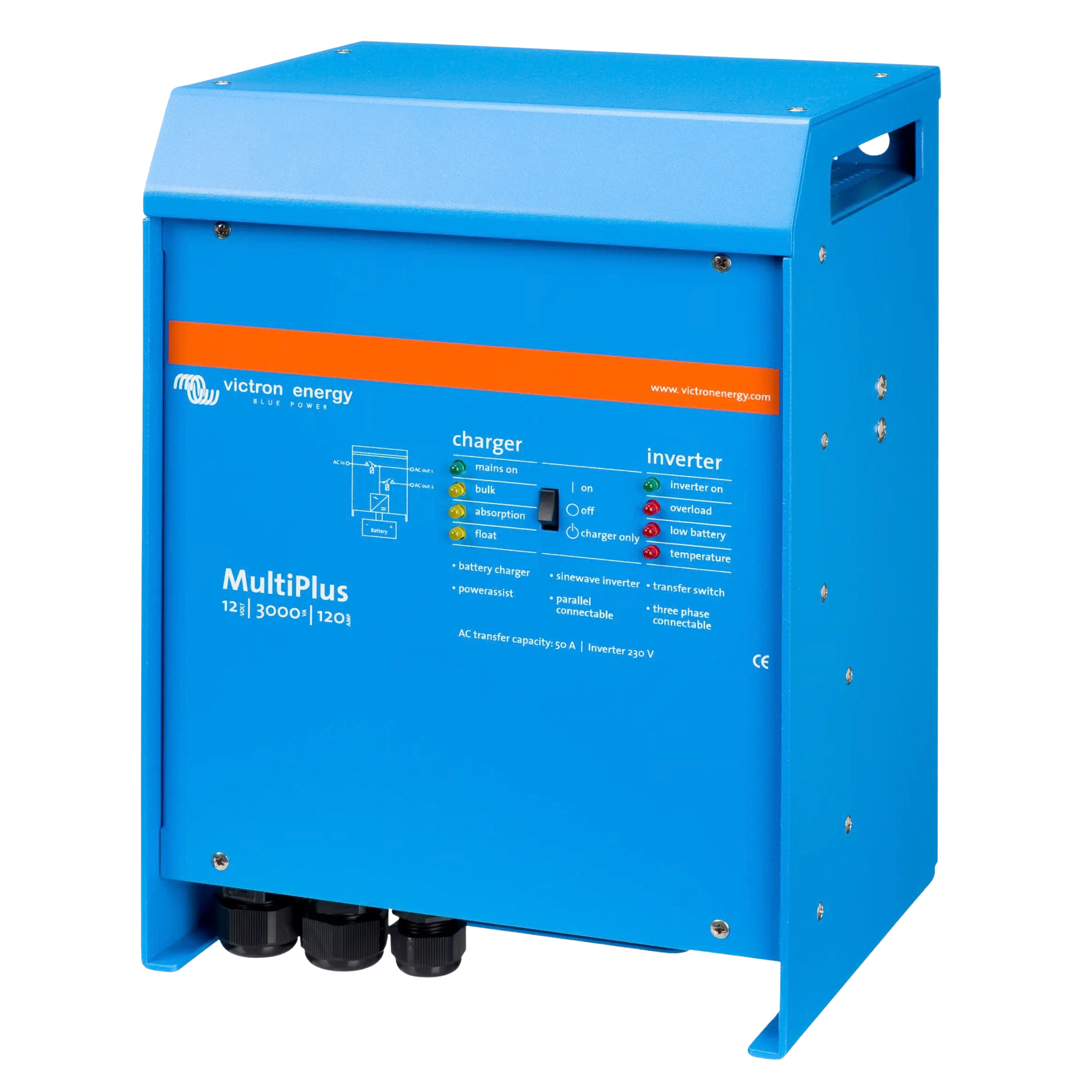 Victron MultiPlus 12/3000/120-50 | 12V Omvormer en Acculader
