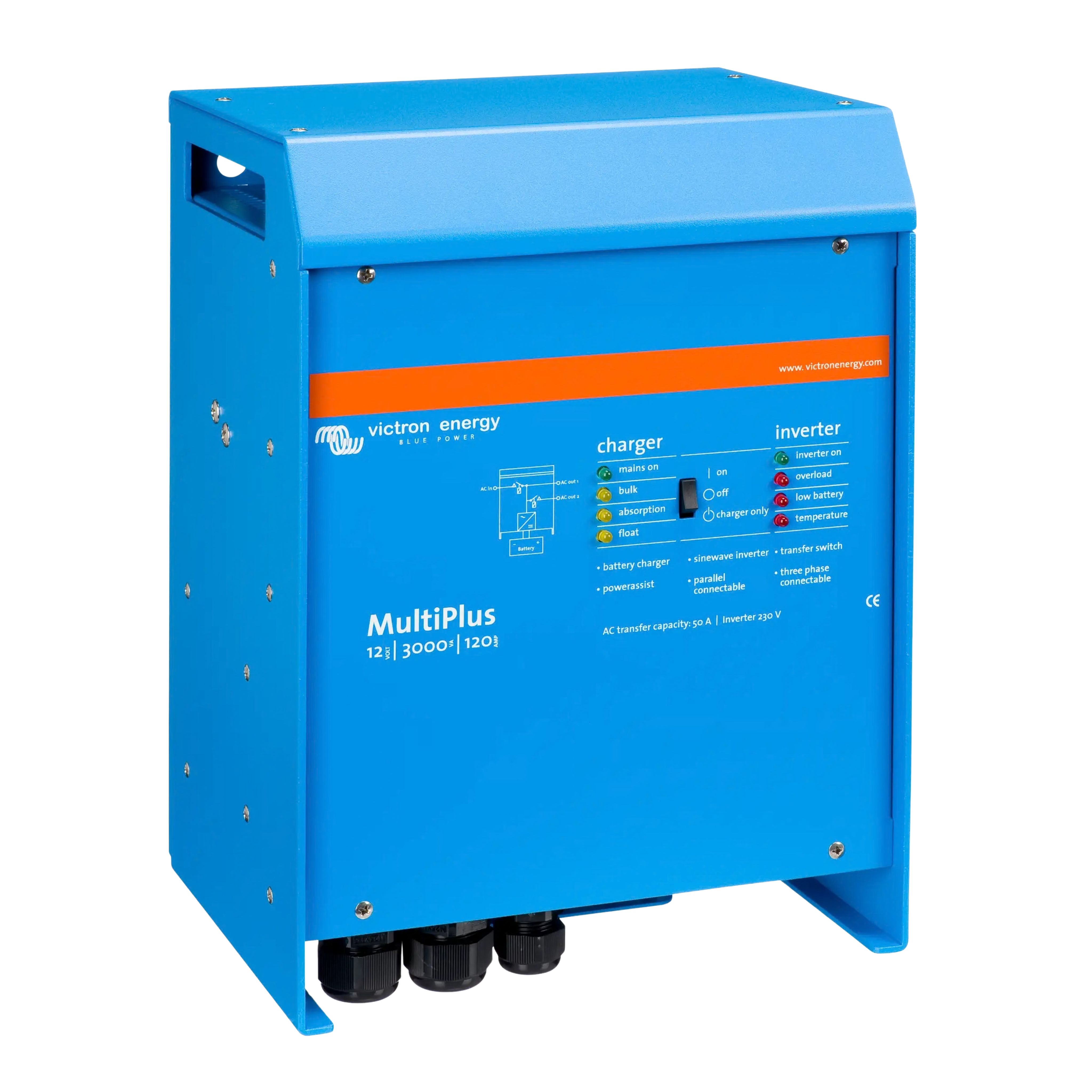 Victron MultiPlus 12/3000/120-50 | 12V Omvormer en Acculader
