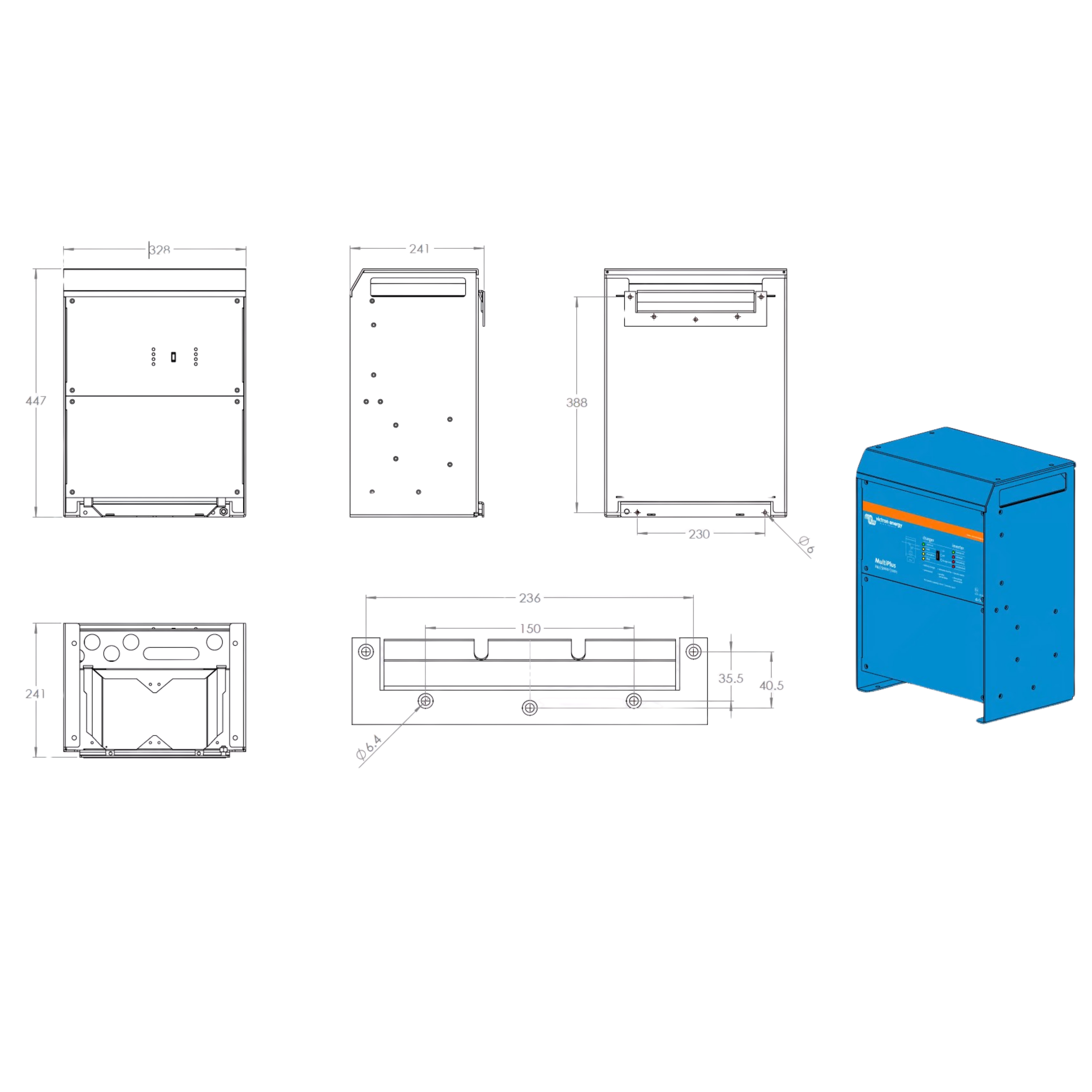 Victron MultiPlus 24/5000/120-100 | 24V Omvormer en Acculader