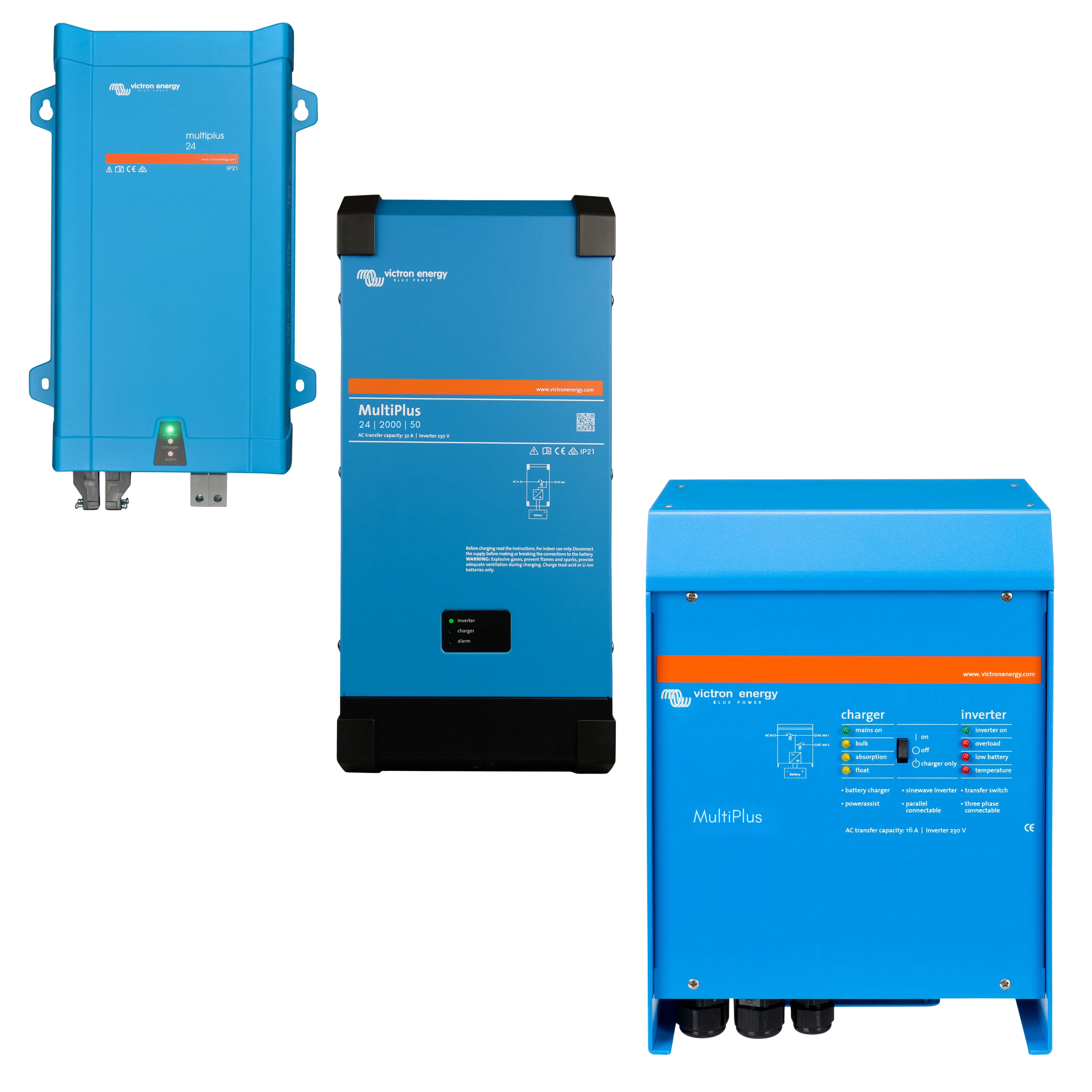 Victron MultiPlus 24V Omvormer & Acculader | 500 t/m 5000 VA